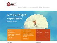 Tablet Screenshot of bodytechniques.com